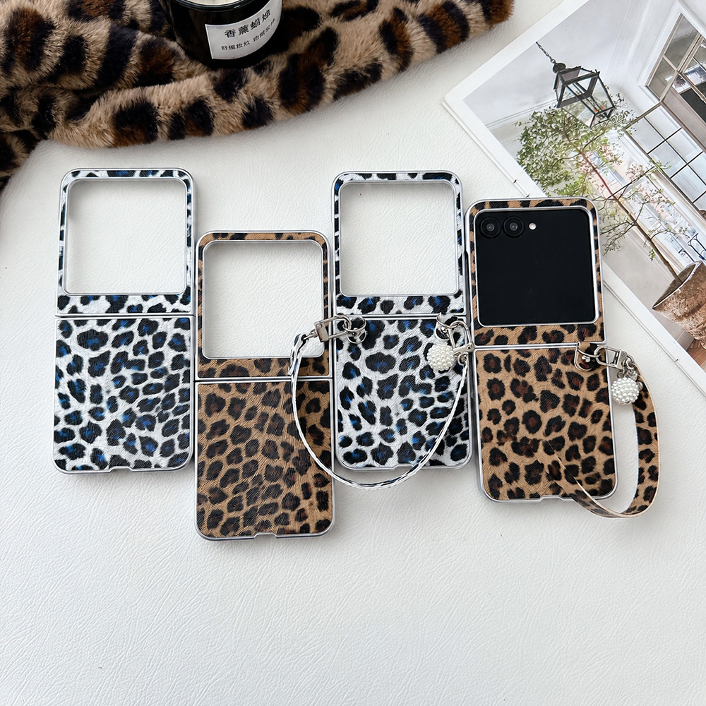 Phone Accessories And Gadget - Funda plegable con estampado de leopardo