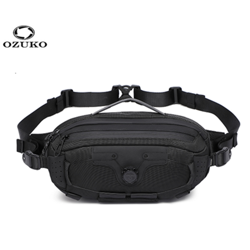 Phone Accessories Men - OZUKO-Bolso de pecho multifunción para hombre,
