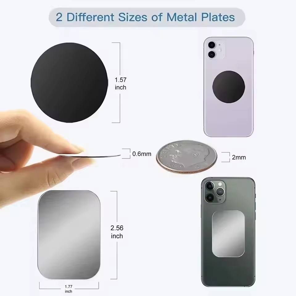 5/10 piezas Placa Metálica Mag - Phone Accessories And Gadget reseña y precio