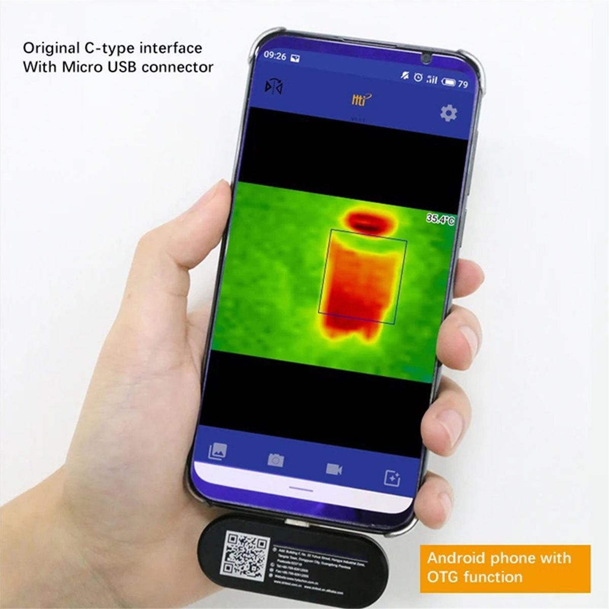Cámara térmica móvil útil, USB - Phone Accessories Images reseña y precio